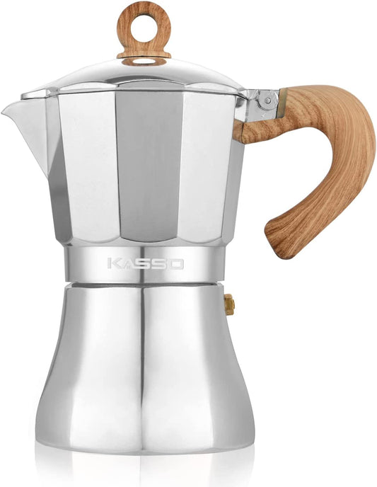 Moka Pot Stovetop Espresso Maker - 6 Cups