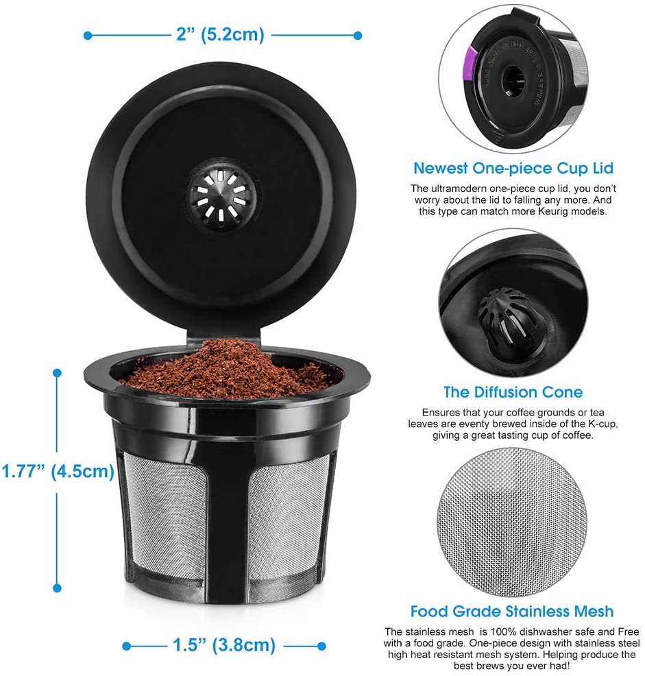 Reusable K Cup Pods for Keurig Brewers