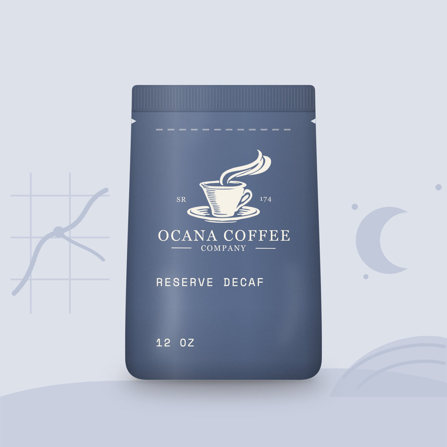 Ocana Reserve Espresso Decaf coffee, 12 oz bag